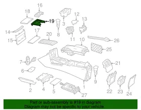 212-680-68-93 Mercedes-benz Genuine Trim Plate #2