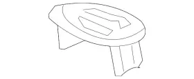 220-267-19-88 Mercedes-benz Genuine Shifter Cover
