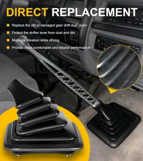 Mhqp-2149 Mhmoto Manual Transmission Shifter Boot For 99-07 Ford F-250 F-350 F-450 F-550 #3