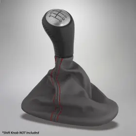 Mid America Motorworks 622872610071 2005-2013 C6 Corvette Shift Boot Ebony Daytona Orange Stitching Manual