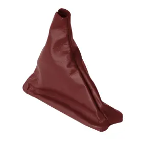 636333283 Mid America Motorworks 1984-1989 C4 Corvette Automatic Leather Shift Boot Carmine Red 732