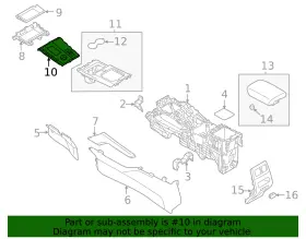 8011c467xb Mitsubishi Genuine Shift Panel #2