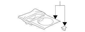 Mr564868ya Mitsubishi Genuine Shift Panel