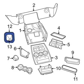 Mopar 5175633aa For Dodge Ram 1500 2006-2007 Manual Transmission Shift Boot