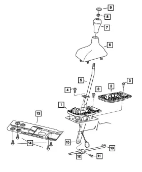 55366043aa Mopar Genuine Gearshift Boot