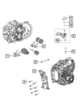 68201215aa Mopar Genuine Gearshift Lever Boot