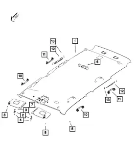 68201248aa Mopar Genuine Screw