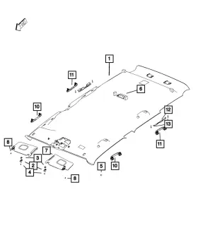 68201828aa Mopar Genuine Screw
