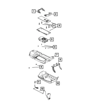 68243542aa Mopar Genuine Screw #3