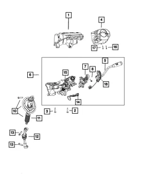 68400287aa Mopar Genuine Gear Shift Lever Boot
