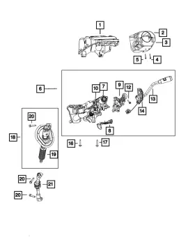 68480815aa Mopar Genuine Gear Shift Lever Boot