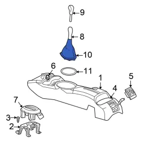 Tm131l8aa Mopar For Chrysler Pt Cruiser 2001-2005 Manual Transmission Taupe Shift Boot