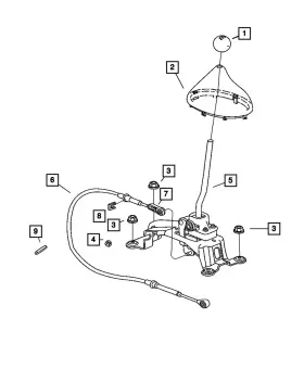 Tm13dkaab Mopar Genuine Gearshift Boot