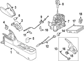 96941-6em2a Nissan Genuine Shift Indicator 96941-6em2a Nissan Genuine Shift Indicator