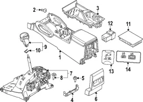 96941-9bu2a Nissan Genuine Shift Indicator