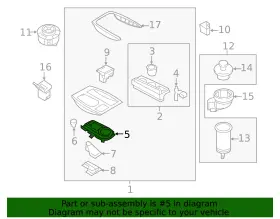 96943-1la0a Nissan Genuine Shift Plate #2