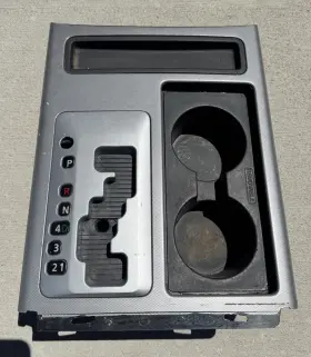 96950zz90b Nissan 10-15 Titan Oem Shifter Front Bezel Gear Selector With Cupholders