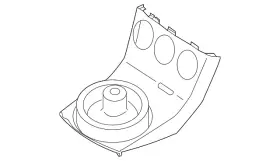 J6936-ce80a Nissan Genuine Finish Plate