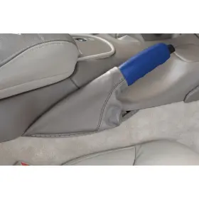 655955570 Performance Choice 1997-2004 C5 Corvette Leather Emergency Brake Handle Electron Blue Exterior Colo