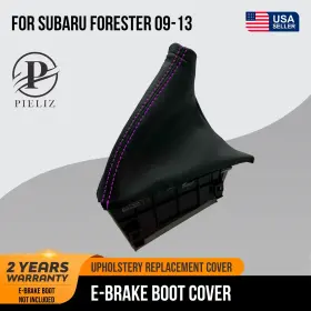 Pieliz 501492349590 E Brake Boot Cover Skin Pvc Leather Subaru Forester 2009-2013 Purple Stitch