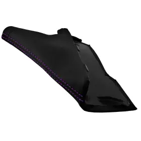 Pieliz 501492350114 Fits 13-20 Subaru Brz Scion Grs Toyota Leather E Brake Boot Cover Purple Stitch #2
