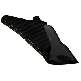 Pieliz 501492350190 Fits 13-20 Subaru Brz Scion Grs Toyota Carbon E Brake Boot Cover Yellow Stitch #2