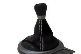 Pieliz 501492350541 Automatic Shift Boot Leather For Subaru Brz Scion Grs Toyota 13-20 Pink Stitch #3