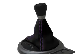 Pieliz 501492350558 Automatic Shift Boot Leather For Subaru Brz Scion Grs Toyota 13-20 Purple Stitch #3