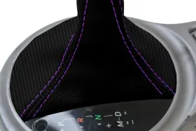 Pieliz 501492350602 Automatic Shift Boot Carbon For Subaru Brz Scion Grs Toyota 13-20 Purple Stitch #2