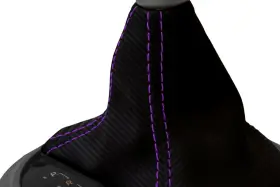 Pieliz 501492350602 Automatic Shift Boot Carbon For Subaru Brz Scion Grs Toyota 13-20 Purple Stitch #3