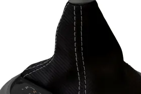 Pieliz 501492350640 Automatic Shift Boot Carbon For Subaru Brz Scion Grs Toyota 13-20 Gray Stitch #3