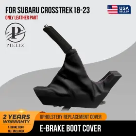 Pieliz 501492354808 E Brake Boot Cover Pvc Leather For Subaru Crosstrek 2018-2023 Pink Stitch