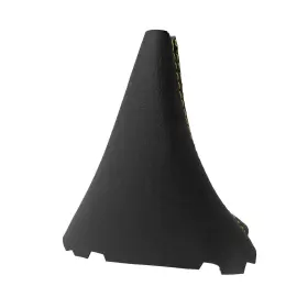Pieliz 501492361127 Fits 2021 Ford Bronco Leather Automatic Shift Boot Cover Yellow Stitch #3