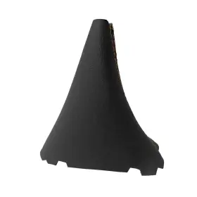 Pieliz 501492361134 Fits 2021 Ford Bronco Leather Automatic Shift Boot Cover Orange Stitch #3