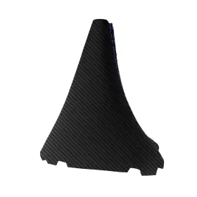 Pieliz 501492361257 Fits 2021 Ford Bronco Carbon Automatic Shift Boot Cover Blue Stitch #3