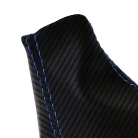 Acu-ilx-1618-ebb-cfbbls Pieliz E Brake Boot Cover Pvc Carbon Fiber For Acura Ilx 2016-2018 Blue Stitch #3