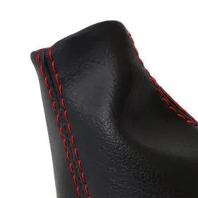 Acu-ilx-1618-ebb-vbres Pieliz E Brake Boot Cover Synthetic Leather For Acura Ilx 2016-2018 Red Stitch #3 Acu-ilx-1618-ebb-vbres Pieliz E Brake Boot Cover Synthetic Leather For Acura Ilx 2016-2018 Red Stitch #3