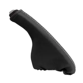 Acu-ilx-1618-ebb-vbwhs Pieliz E Brake Boot Cover Synthetic Leather For Acura Ilx 2016-2018 White Stitch #2