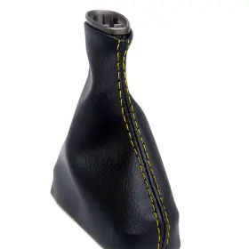 Acu-mdx-0713-asb-vbyes Pieliz Automatic Shift Boot Leather Synthetic For Acura Mdx 07-13 Yellow Stitch