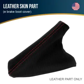 Bmw-e36-9299-ebb-cfbres Pieliz Fits 1992-1999 Bmw E36 Carbon E Brake Boot Cover Red Stitch