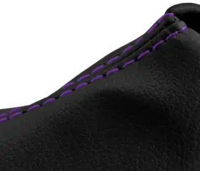 Bmw-e36-9299-ebb-vbpus Pieliz Fits 1992-1999 Bmw E36 Leather E Brake Boot Cover Purple Stitch #3