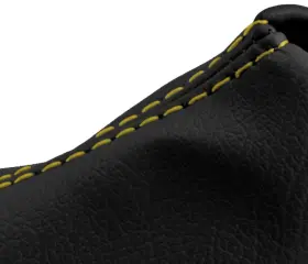 Bmw-e36-9299-ebb-vbyes Pieliz Fits 1992-1999 Bmw E36 Leather E Brake Boot Cover Yellow Stitch #2