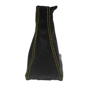 Che-ave-0711-msb-cfbyes Pieliz Manual Shift Boot Pvc Carbon Fiber For Chevy Aveo 07-11 Yellow Stitch Che-ave-0711-msb-cfbyes Pieliz Manual Shift Boot Pvc Carbon Fiber For Chevy Aveo 07-11 Yellow Stitch