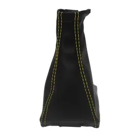 Che-ave-0711-msb-vbyes Pieliz Manual Shift Boot Leather Synthetic For Chevy Aveo 07-11 Yellow Stitch Che-ave-0711-msb-vbyes Pieliz Manual Shift Boot Leather Synthetic For Chevy Aveo 07-11 Yellow Stitch