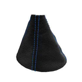 Pon-g4-0506-msb-cfbbls Pieliz Manual Shift Boot Cover Pvc Carbon For Pontiac G4 05-06 Blue Stitch #2