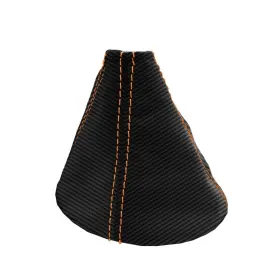 Pon-g4-0506-msb-cfbors Pieliz Manual Shift Boot Cover Pvc Carbon For Pontiac G4 05-06 Orange Stitch #2