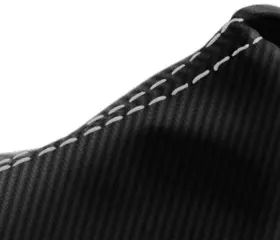 Pon-g4-0506-msb-cfbwhs Pieliz Manual Shift Boot Cover Pvc Carbon For Pontiac G4 05-06 White Stitch #3