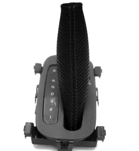 Pon-gra-9703-asb-cfbla Pieliz Automatic Shift Boot Pvc Carbon For Pontiac Grand Prix 97-03 Black #3