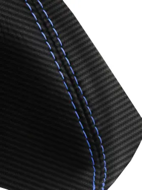 Toy-4ru-8489-msb-cfbbls-11.5 Pieliz Fits 84-89 Toyota 4 Runner 4x4 11.5 Inch Carbon Manual Shift Boot Blue Stitch #3
