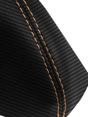 Toy-4ru-8489-msb-cfbors-11.5 Pieliz Fits 84-89 Toyota 4 Runner 4x4 11.5 Inch Carbon Manual Shift Boot Orange Stitch #3